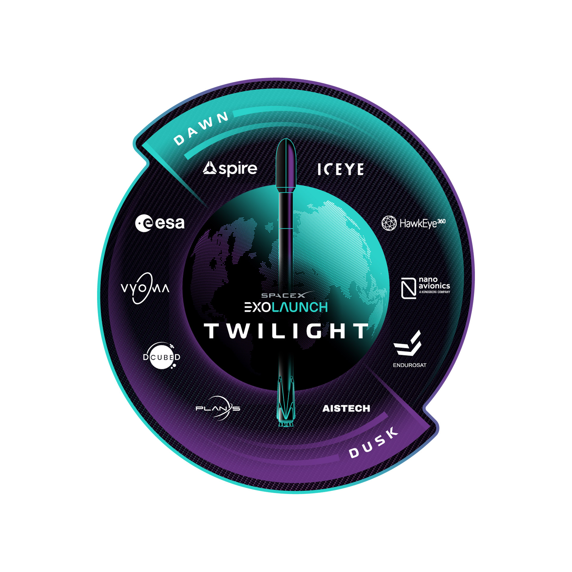 Exolaunch's forty second mission patch